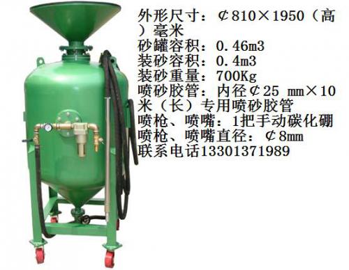 噴砂設(shè)備的使用