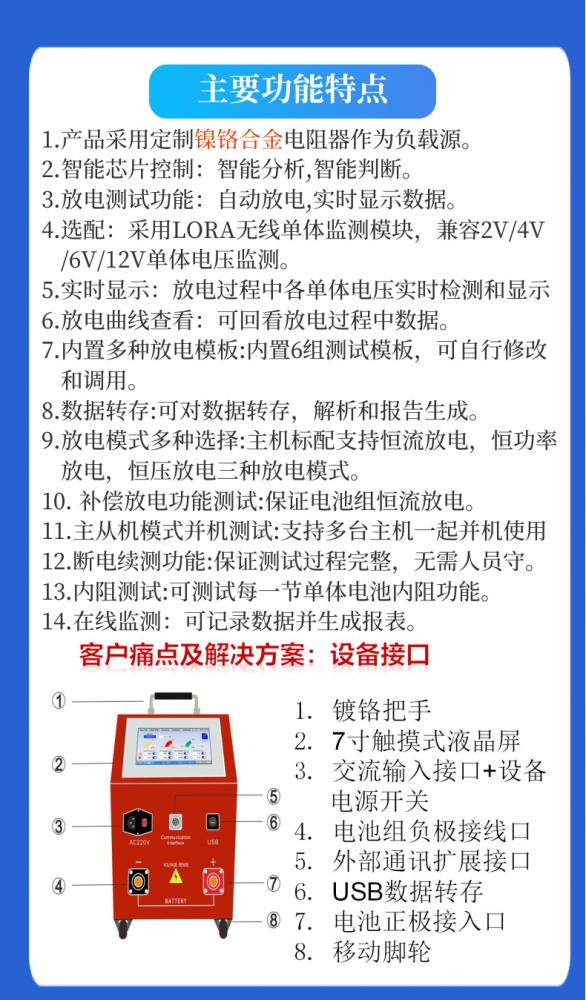 蓄電池放電測(cè)試儀