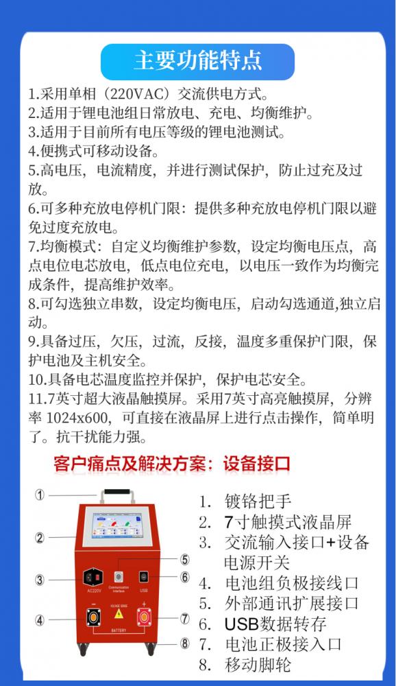 鋰電池均衡維護儀