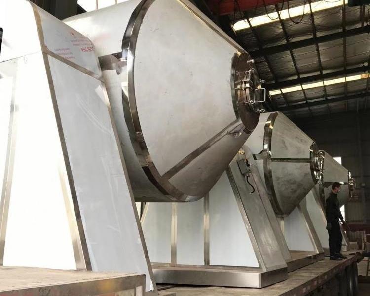 不锈钢双锥回转真空干燥机，搪瓷双锥回转真空干燥机